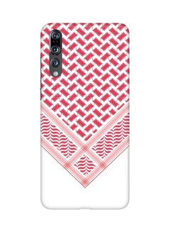 Buy Protective Case Cover For Huawei P20 Pro Victory Shemag (Red) in Saudi Arabia
