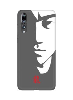 Buy Protective Case Cover For Huawei P20 Pro Tribute - Bruce Lee (Grey) in Saudi Arabia
