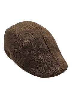 Buy Casual Breathable Beret Flat Golf Hat HL261 Coffee in UAE