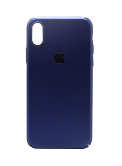 Buy Protective Case Cover For Apple iPhone X Blue in UAE