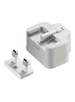 Buy 3-Pin Plug Travel Adapter White in UAE