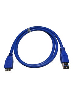 اشتري كابل محول USB 3.0 ذكر إلى ميكرو USB 3.0 ذكر 1متر أزرق في السعودية