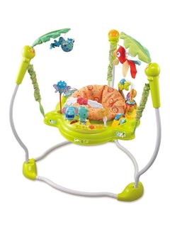 Buy Adjustable Spinning Seat Baby Rocking Suspension Chair Sturdy Durable Jungle Jumper With Light And Music Cradle Toys in Saudi Arabia