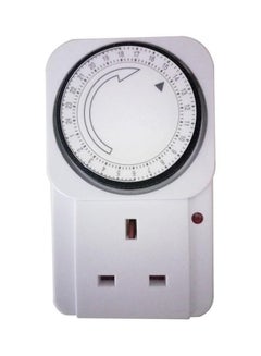 Buy 24-Hour Mechanical Timer White in UAE