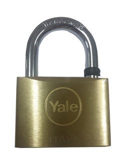 Buy Brass Pad Lock Gold/Silver 60millimeter in UAE