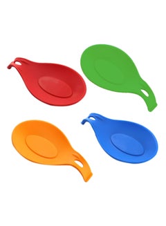 Buy Silicone Spoon Rest Multicolour in UAE