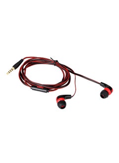 اشتري Gaming In-Ear Headphones With Mic Black/Red في السعودية