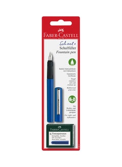 Buy Fresh School Fountain Pen Blue/Black/Silver in UAE