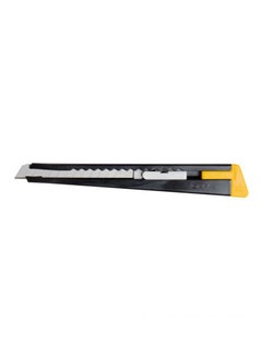 Buy Metal Paper Cutter Black/Yellow/Silver in Saudi Arabia