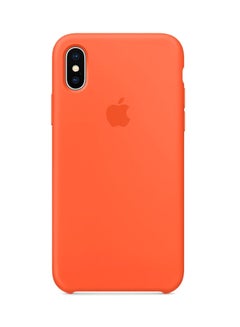 Buy Combination Soft Case Cover For Apple iPhone X Orange in Saudi Arabia