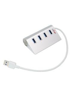 Buy 4-Port USB 3.0 Hub Silver in UAE