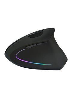 Buy Wireless Ergonomic Mouse Black in Saudi Arabia