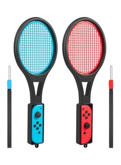 Buy 2-Piece ABS Motion Control Tennis Racket Set For Nintendo Switch Joy Con in Saudi Arabia