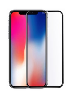 Buy V Pro Tempered Glass For Apple iPhone X Clear/Black in Saudi Arabia