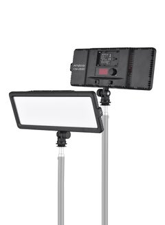 Buy Slim LED Video Light Panel Black/White/Silver in Saudi Arabia