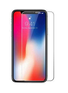 Buy 2-Piece Tempered Glass Screen Protector For Apple iPhone X Clear in UAE