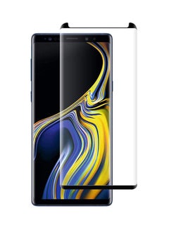 Buy Tempered Glass Screen Protector For Samsung Galaxy Note9 Clear/Black in Saudi Arabia