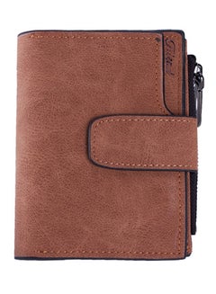 Buy Vintage Design Wallet Brown in Saudi Arabia