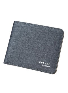 Buy Canvas Bifold Wallet Light Grey in Saudi Arabia