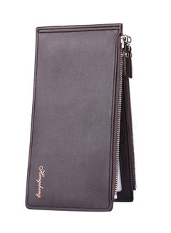 Buy Multifunctional Leather Wallet Brown in UAE