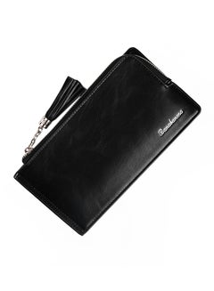 Buy Multifunctional Leather Wallet Black in UAE