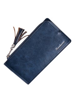 Buy Multifunctional Leather Wallet Blue in UAE