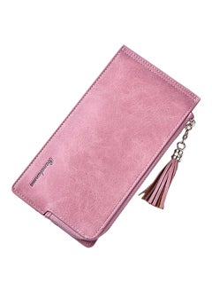 Buy Multifunctional Leather Wallet Pink in UAE