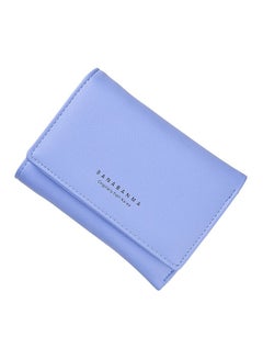 Buy Multifunctional Leather Wallet Blue in UAE