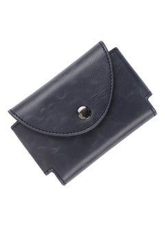 Buy Multifunctional Leather Wallet Blue in UAE