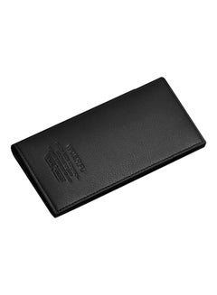 Buy Multifunctional Leather Wallet Black in Saudi Arabia