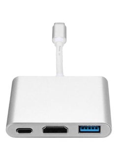 Buy USB Type-C To HDMI Adapter White in Saudi Arabia