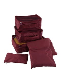 Buy 6-Piece Travel Organizer Bags Set 325grams in Saudi Arabia