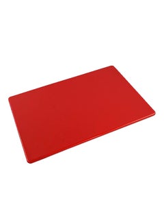 Buy Plastic Cutting Board Red 60x40x2centimeter in UAE