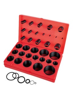 Buy 394-Piece Rubber O-Ring Assortment Kit JGEW394A Black in UAE