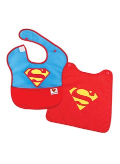 اشتري Superman Themed Bib With Cape في السعودية