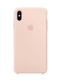 Buy Silicone Protective Case Cover For iPhone XS Max Pink Sand in UAE