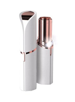 Buy Flawless Wax Body And Facial Hair Remover White/Rose Gold in UAE