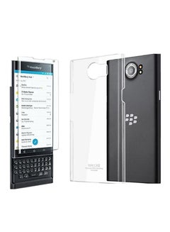 Buy Protective Case Cover With Screen Protector For BlackBerry Priv Clear in UAE