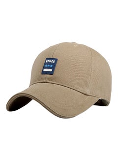 Buy Flat Outdoor Leisure Baseball Cap Beige in UAE