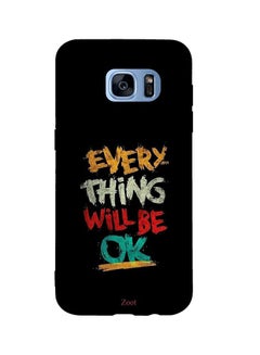 اشتري غطاء حماية واقٍ لهاتف سامسونج جالاكسي S7 إيدج مطبوع عليه عبارة "Everything Will Be Ok" في مصر