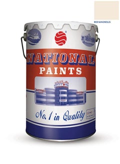 اشتري Water Based Plastic Emulsion Wall Paint Magnolia 3.6Liters في الامارات