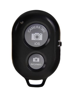 Buy Selfie Camera Wireless Bluetooth Remote Shutter Black in UAE
