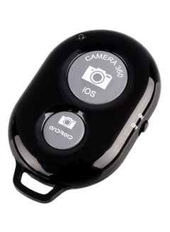 Buy Bluetooth Camera Remote Shutter For Apple iPhone Black in UAE