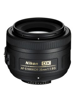 Buy AF-S DX Nikkor 35mm f/1.8G Wide Angle Prime Lens Black in UAE