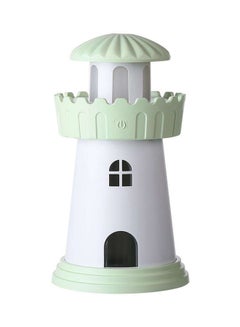 Buy Ultrasonic Light House Shaped Humidifier With USB And LED Light White/Green in UAE