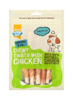 Buy Chewy Chicken Twists Brown 90grams in UAE