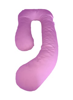 Buy Pregnancy Pillow Cotton Pink 175x80x25centimeter in UAE