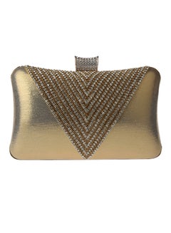 Buy Detail Sequin Clutch Gold in Saudi Arabia