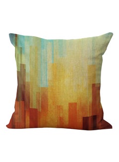 Buy Decorative Geometric Pattern Cushion Cover Multicolour 45 x 45cm in Saudi Arabia