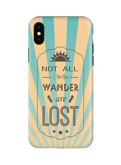 Buy Protective Case Cover For Apple iPhone X/iPhone XS Wanderers in Saudi Arabia